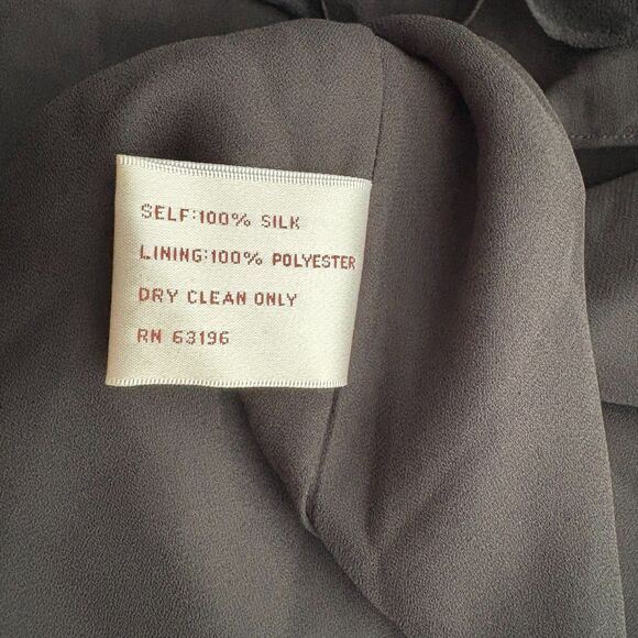 Suzi Chin for Maggy Boutique 100% Silk Dress‎ Cap Sleeve LBD Feminine Size 8 - Picture 7 of 7